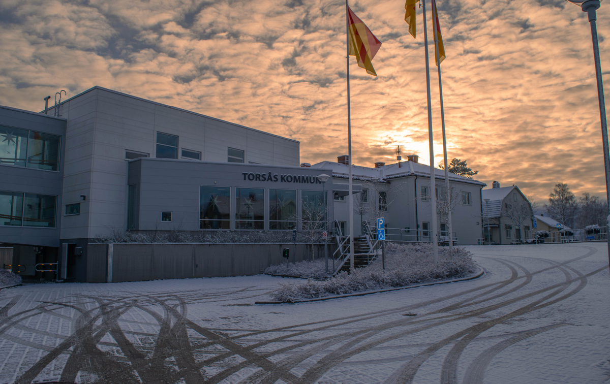 Information från hemtjänsten om eventuella förseningar på grund av snöfall